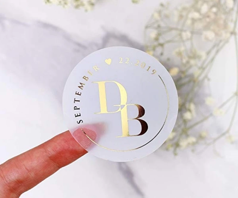 etiqueta adesiva redonda personalizada